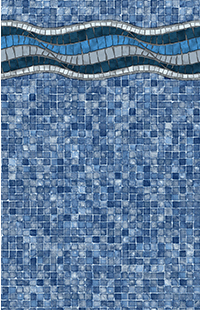 Inglewood Blue Mosaic- 27 Mil